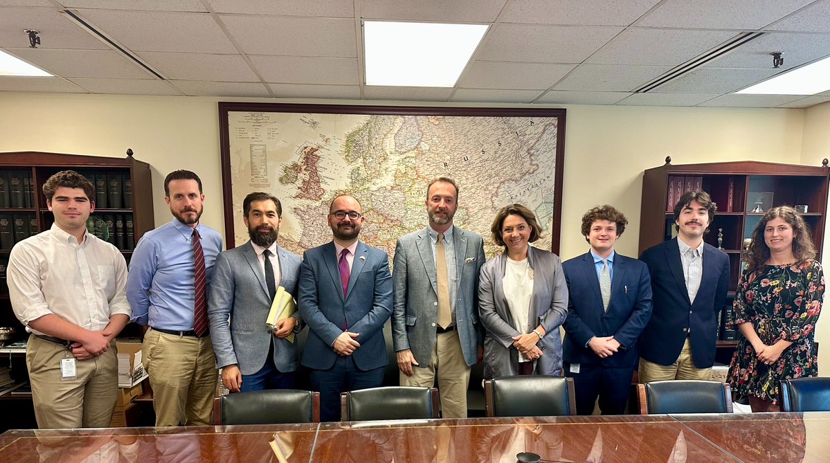 HelsinkiComm's tweet image. Commission staff hosted Salome Samadashvili and Grigol Gegelia to discuss the crackdown on political opposition, plight of political prisoners, and the increasing reach of Russia in Georgia.
