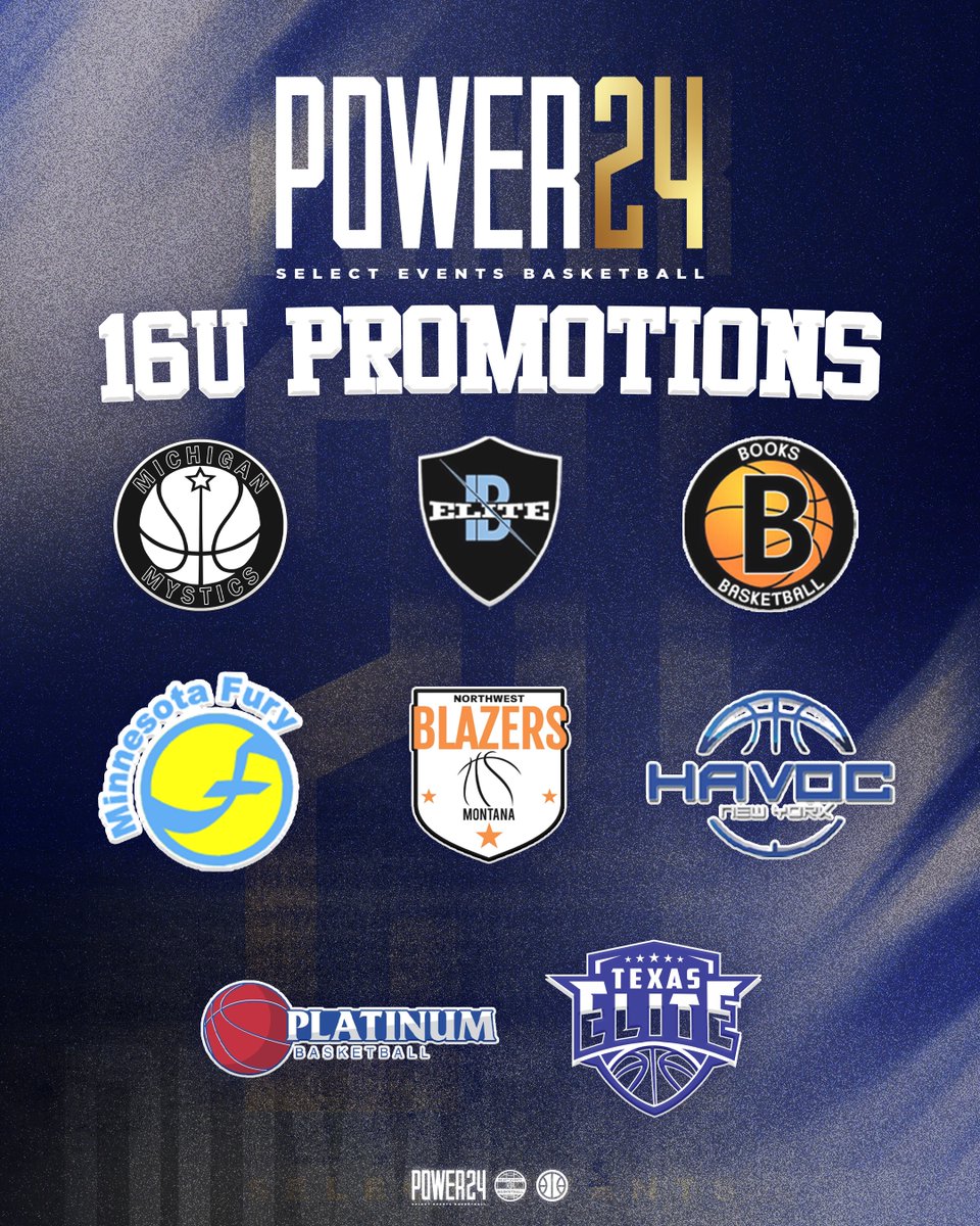 Select Events Basketball (@selecteventsbb) on Twitter photo S40 ➡️ P24 Finals
Congrats to the 16U teams that earned their way into the Power 24 Championship bracket in Ohio
<a href="/MImystics/">Michigan Mystics</a> <a href="/ibelieve_elite/">Ibelieveelite🎸</a> <a href="/TEAMBBA_/">Books and Basketball Academy</a> <a href="/MinnesotaFury/">Minnesota Fury AAU</a> <a href="/nwblazershoops/">Northwest Blazers Basketball</a> <a href="/nyhavoc/">NY HAVOC</a> <a href="/Platinumbball/">Platinum Basketball (Select 40 Member)</a> <a href="/txelitebball/">Texas Elite Basketball</a> S40 ➡️ P24 Finals
Congrats to the 16U teams that earned their way into the Power 24 Championship bracket in Ohio
<a href="/MImystics/">Michigan Mystics</a> <a href="/ibelieve_elite/">Ibelieveelite🎸</a> <a href="/TEAMBBA_/">Books and Basketball Academy</a> <a href="/MinnesotaFury/">Minnesota Fury AAU</a> <a href="/nwblazershoops/">Northwest Blazers Basketball</a> <a href="/nyhavoc/">NY HAVOC</a> <a href="/Platinumbball/">Platinum Basketball (Select 40 Member)</a> <a href="/txelitebball/">Texas Elite Basketball</a>