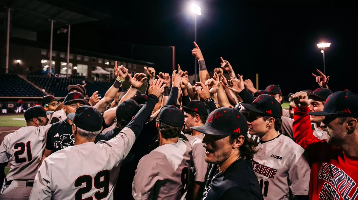 D1Baseball (@d1baseball) on Twitter photo "There are turnarounds, and then thereās what Jacksonville State accomplished during the 2025 season."
<a href="/JaxStateBB/">Jax State Baseball</a>'s 19-win improvement from last season proved to be one of the biggest storylines in <a href="/ConferenceUSA/">Conference USA</a> in 2025. "There are turnarounds, and then thereās what Jacksonville State accomplished during the 2025 season."
<a href="/JaxStateBB/">Jax State Baseball</a>'s 19-win improvement from last season proved to be one of the biggest storylines in <a href="/ConferenceUSA/">Conference USA</a> in 2025.