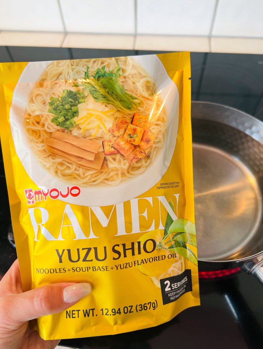 爽やか柚子の風味が香る、
100% Plant-Basedの柚子塩ラーメン！🍋
#柚子ラーメン #Yuzu