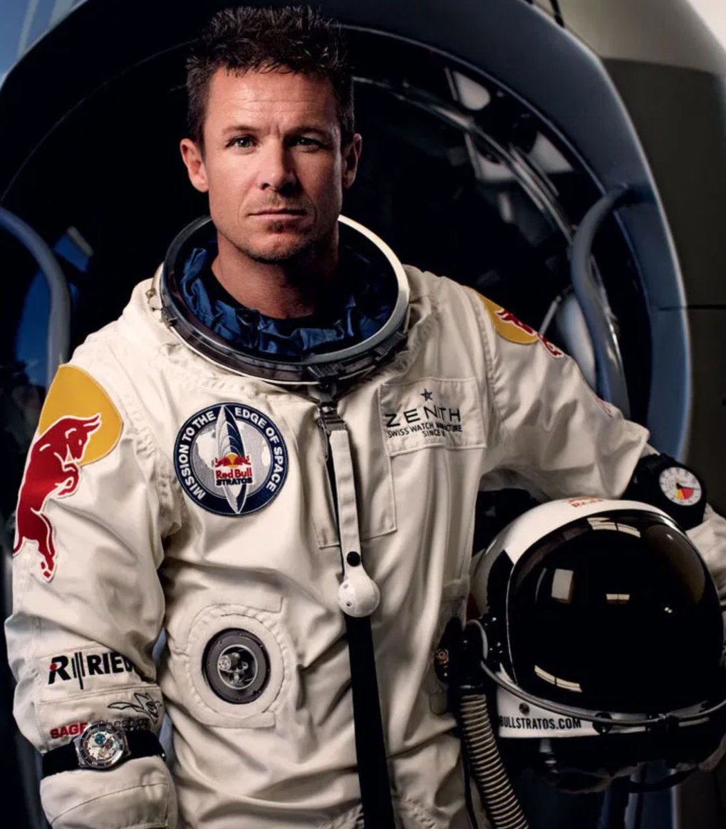 njedwards19651's tweet photo. FELIX BAUMGARTNER
20 Apr. 1969, Salzburg 
17 Jul. 2025, Porto Sant'Elpidio 
Red bull Athlete
Skydiver, daredevil, BASE jumper 

He was widely known for jumping to Earth from a helium balloon from the stratosphere (38,969.3 m, 127,852 ft) in October 2012 and landing in New Mexico
has died at age 56 following a paragliding accident in Italy