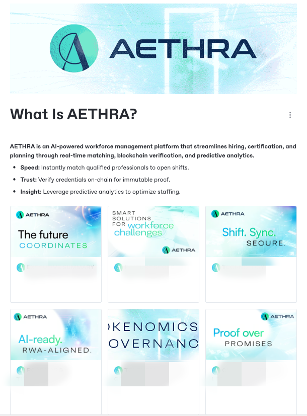 AethraAI's tweet image. The UI isn’t the only thing getting a rework.
We’re redesigning how the idea of AETHRA is communicated.
A new visual language, new framing, new clarity.
Still in progress. Here’s a glimpse.