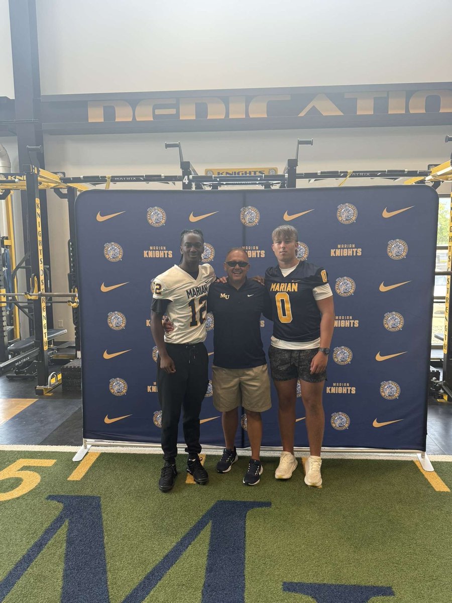 Cameron Flowers (@thadboycam) on Twitter photo Had a great time at my first official visit with <a href="/MarianUFootball/">Marian Football</a>
<a href="/stutsie06/">Steve Tutsie</a>
<a href="/CoachMHolcomb/">Miles Holcomb</a>
<a href="/coachrobgray/">Rob Gray</a>
<a href="/UnLockYourGame/">UnLockYourGame</a> Had a great time at my first official visit with <a href="/MarianUFootball/">Marian Football</a>
<a href="/stutsie06/">Steve Tutsie</a>
<a href="/CoachMHolcomb/">Miles Holcomb</a>
<a href="/coachrobgray/">Rob Gray</a>
<a href="/UnLockYourGame/">UnLockYourGame</a>