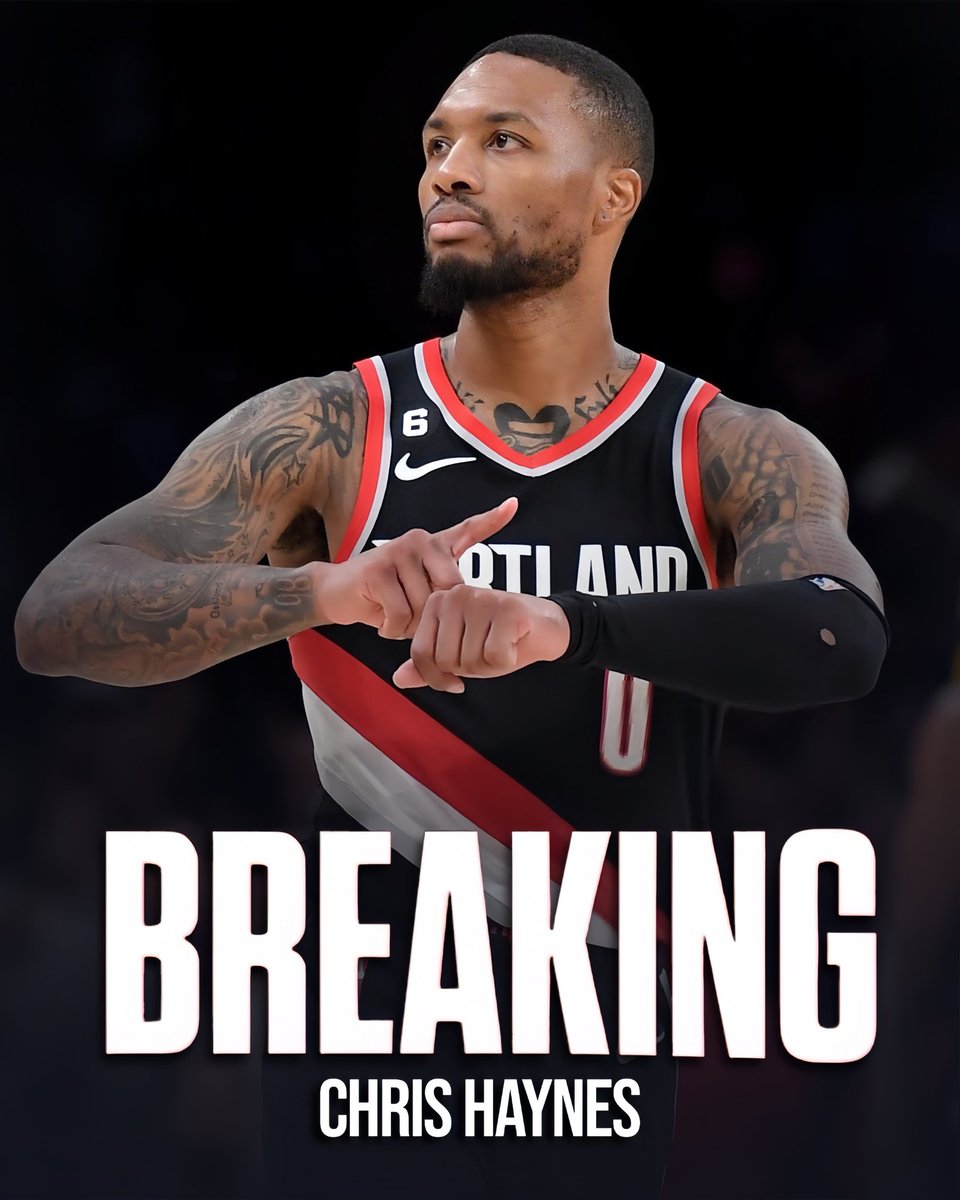 ChrisBHaynes's tweet image. BREAKING: Free agent star Damian Lillard is close to reaching an agreement to return to the Portland Trail Blazers on a three-year deal with a player option, league sources tell me.