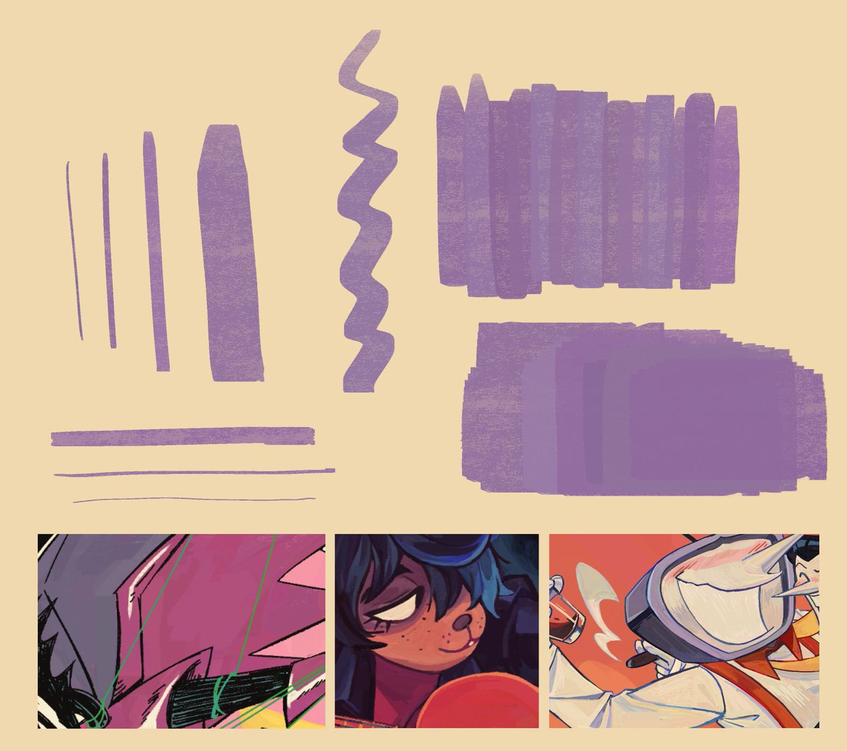 _starridge's tweet photo. by request, the custom brush i use for all my coloring + painting ! It's a modified version of clip studio's default "Darker Pencil" :]

it's for clip studio ONLY unfortunately! 
https://t.co/EYPdq1UaV1 https://t.co/tTGgRQffHJ
