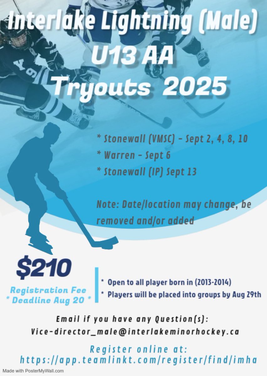Interlake Minor Hockey Association tweet media