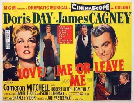 FrankMalfitano's tweet photo. YET ANOTHER 100 FAVORITE FILMS (IN NO ORDER) 28: On #JamesCagney 🎂 here’s the 1955 #musical #biopic of #1920s #singer #RuthEtting which gave #DorisDay 1 of her best roles with Jimmy 👍 as her controlling but not entirely unsympathetic gangster mentor/love #CameronMitchell #1950s https://t.co/tnRxNegkJc