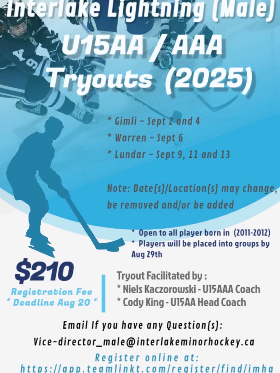 Interlake Minor Hockey Association tweet media