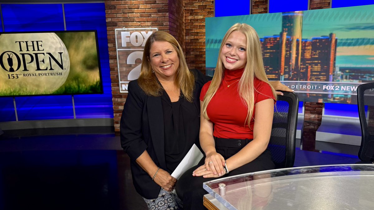 gracejeffer's tweet image. Thank you to the amazing @HammerFox2 for having me at @FOX2News!! I had so much fun experiencing the impressive facilities and meeting such talented people.
📸 📰 📺 🎙️
