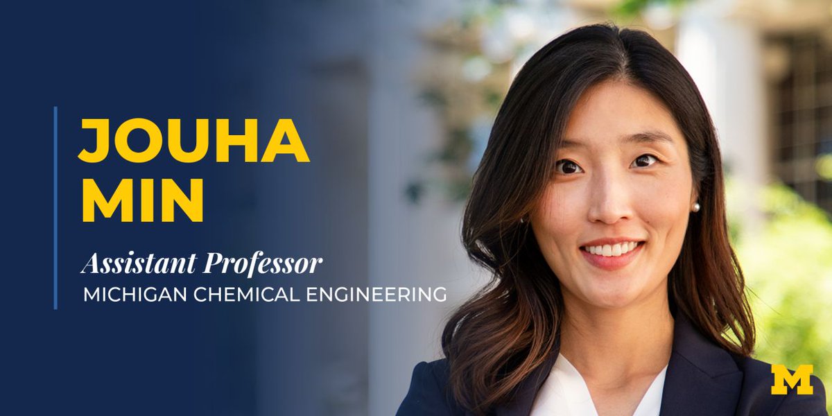 UMichChE's tweet image. Asst. Prof. @jmin484 has received an NSF CAREER Award for research exploring how the surface patterns of biomaterials affect immune cells and bacteria to help create infection-resistant medical implants.
MORE: michiganche.info/40rIWbo