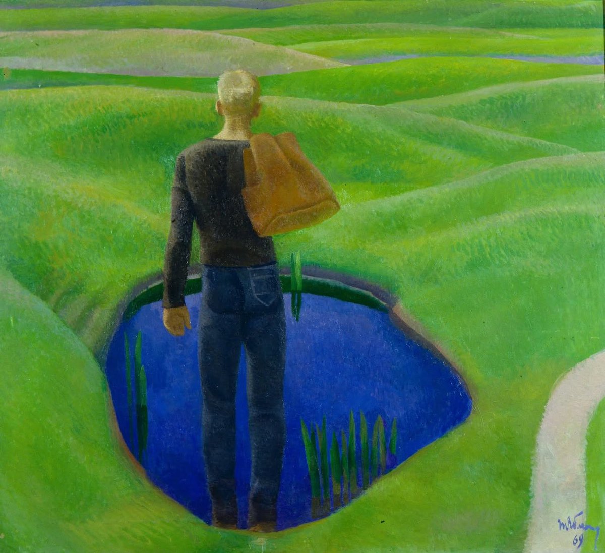 Calm night in Kyiv again.
It feels so good.

Actually, I wanted to show you a painting I came across recently.
Tetyana Yablonska, Youth, 1969.
It tells so many stories.
I just love it.

Ukrainian art is still so undervalued.