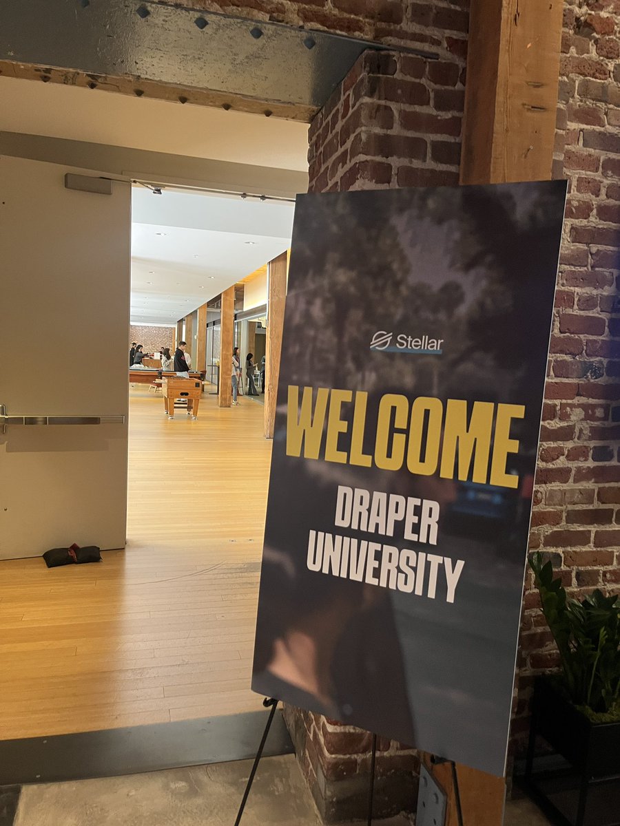 draper_u's tweet image. Thank you for having us! @StellarOrg