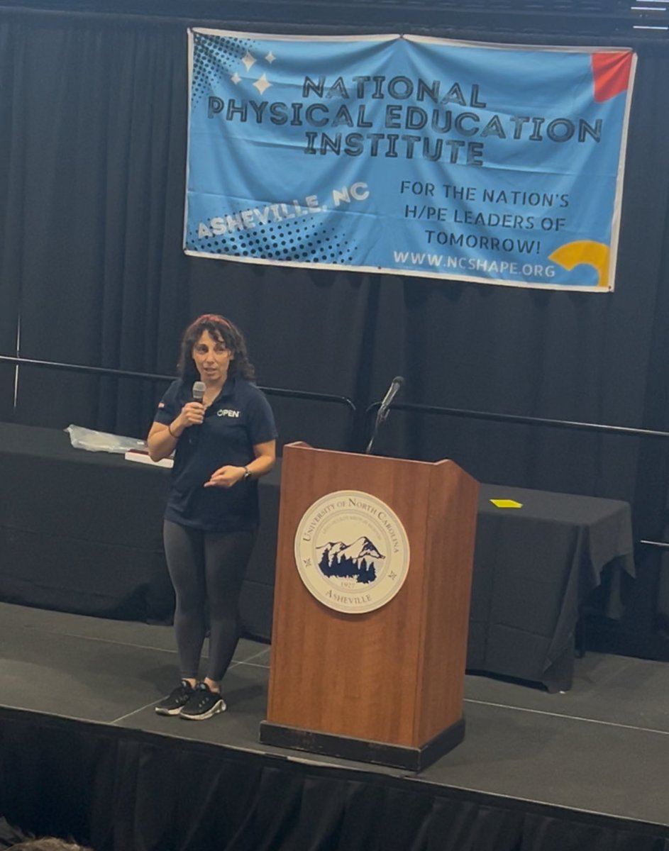 OPEN Phys Ed (@openphysed) on Twitter photo Thanks National Trainer <a href="/TheMsLoughlin/">Elyse Loughlin she/her</a> for sharing your #physed journey and views on leading the way in our fields at #PEInstitute25 today! You are #teachershelpingteachers! Thanks National Trainer <a href="/TheMsLoughlin/">Elyse Loughlin she/her</a> for sharing your #physed journey and views on leading the way in our fields at #PEInstitute25 today! You are #teachershelpingteachers!