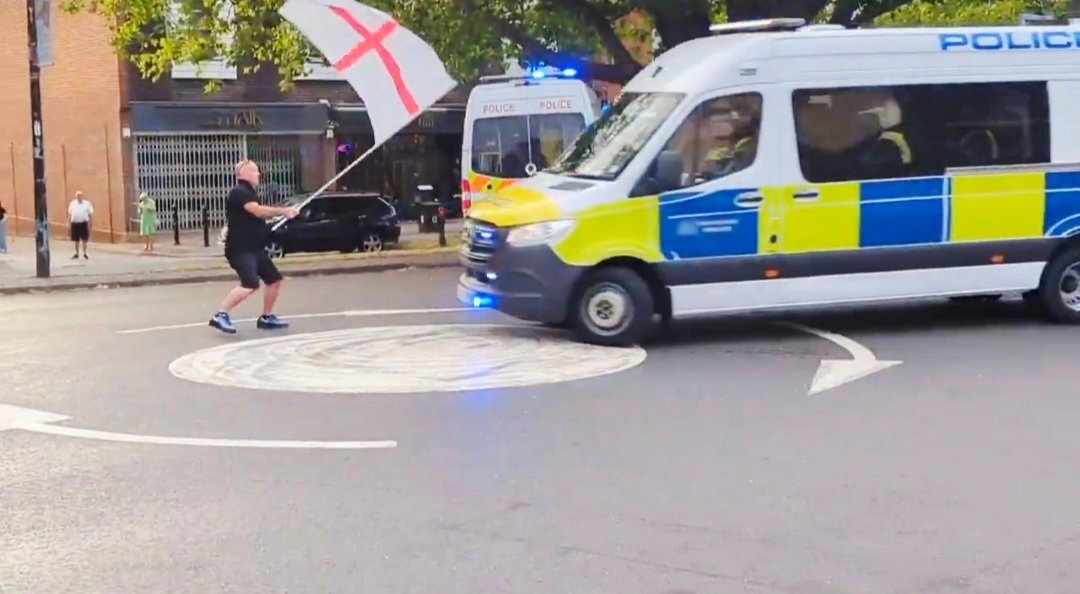 Telling people to remain PEACEFUL as I advise THEY DO, falls on deaf ears when people's wives and daughters are getting sexually attacked by illegal immigrants. This isn't just Epping it's everywhere. 

the British can see what's being done to them.