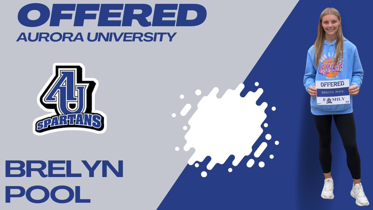 brelyn pool (@brelyn_pool) on Twitter photo After an amazing visit, I'm beyond excited & thankful to announce that I've received my first official offer to continue my academic and athletic career at Aurora University! Thank you Coach Rebsom and <a href="/AUSpartanWBB/">AU Spartan WBB</a> for this incredible opportunity!ππ€
<a href="/OLYMPIANS_GBB/">Columbus East Girls Basketball</a> After an amazing visit, I'm beyond excited & thankful to announce that I've received my first official offer to continue my academic and athletic career at Aurora University! Thank you Coach Rebsom and <a href="/AUSpartanWBB/">AU Spartan WBB</a> for this incredible opportunity!ππ€
<a href="/OLYMPIANS_GBB/">Columbus East Girls Basketball</a>