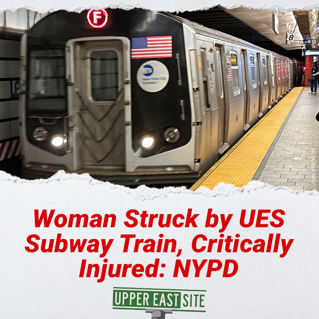 uppereastsiteny's tweet image. First responders raced to an Upper East Side subway station after a woman was hit by a train, leaving her critically injured.
uppereastsite.com/woman-struck-b…