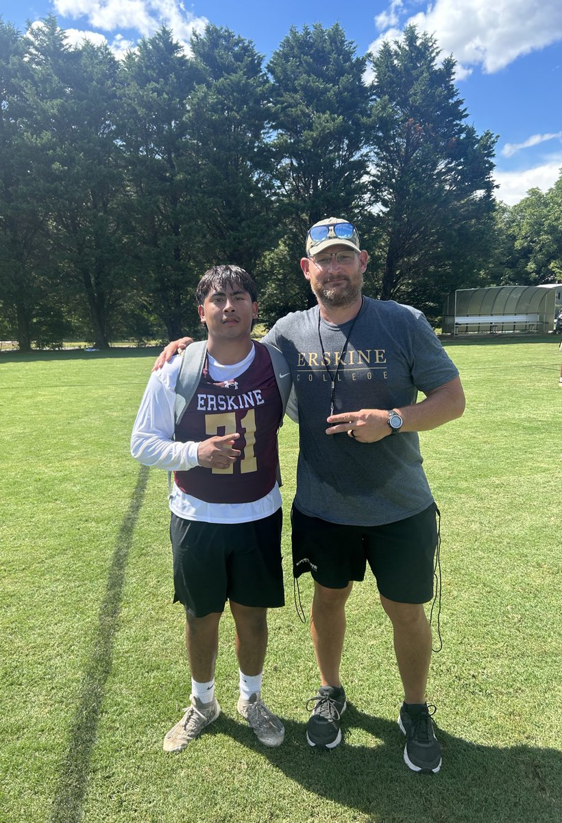 Had a Great Time at Erskine Competing with My teammates‼️<a href="/SaludaFootball/">Saluda Football</a> <a href="/CoachWoerner/">Coach Greg Woerner</a> <a href="/Coach_Coleman55/">Coach Thomas Coleman TANK</a> @LaneAshley63700 <a href="/DanielsTristan_/">TristanDaniels “TD”</a> <a href="/grant__gentry/">Grant Gentry</a>