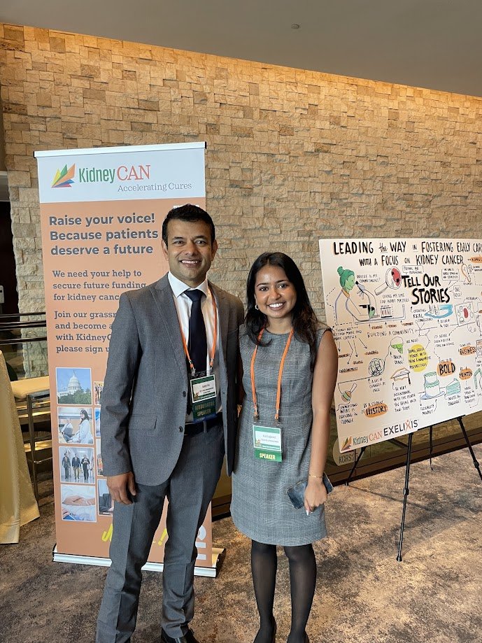 Proud of <a href="/ruchia_upenn/">Ruchi Agarwal</a>, a <a href="/Penn/">Penn</a> undergraduate who spent her summers working with us at <a href="/cityofhope/">City of Hope</a>. Today she presented her work with <a href="/ReginaBarCar/">Regina Barragan-Carrillo</a> <a href="/incanMX/">Instituto Nacional de Cancerología</a> on international #kidneycancer trial availability - so impressive!