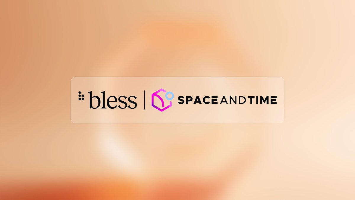 theblessnetwork's tweet image. We’ve partnered with @SpaceandTimeDB
Most AI runs on data you just have to trust.
Ours doesn’t.
We’re pairing our global compute layer with Space and Time’s verifiable data engine to build AI agents that can prove every decision they make.