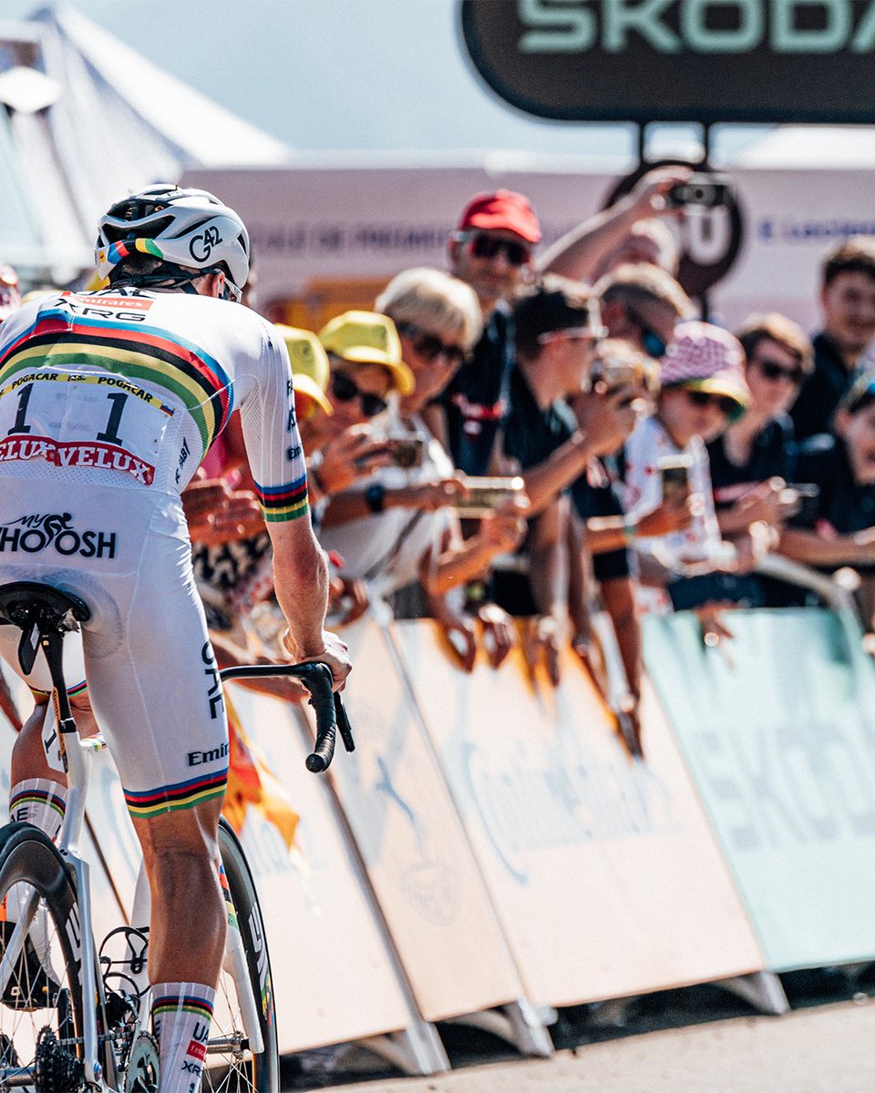 Another stage win added to the list ✅

What a ride from Pog today, taking his GC lead to over three minutes 🤯