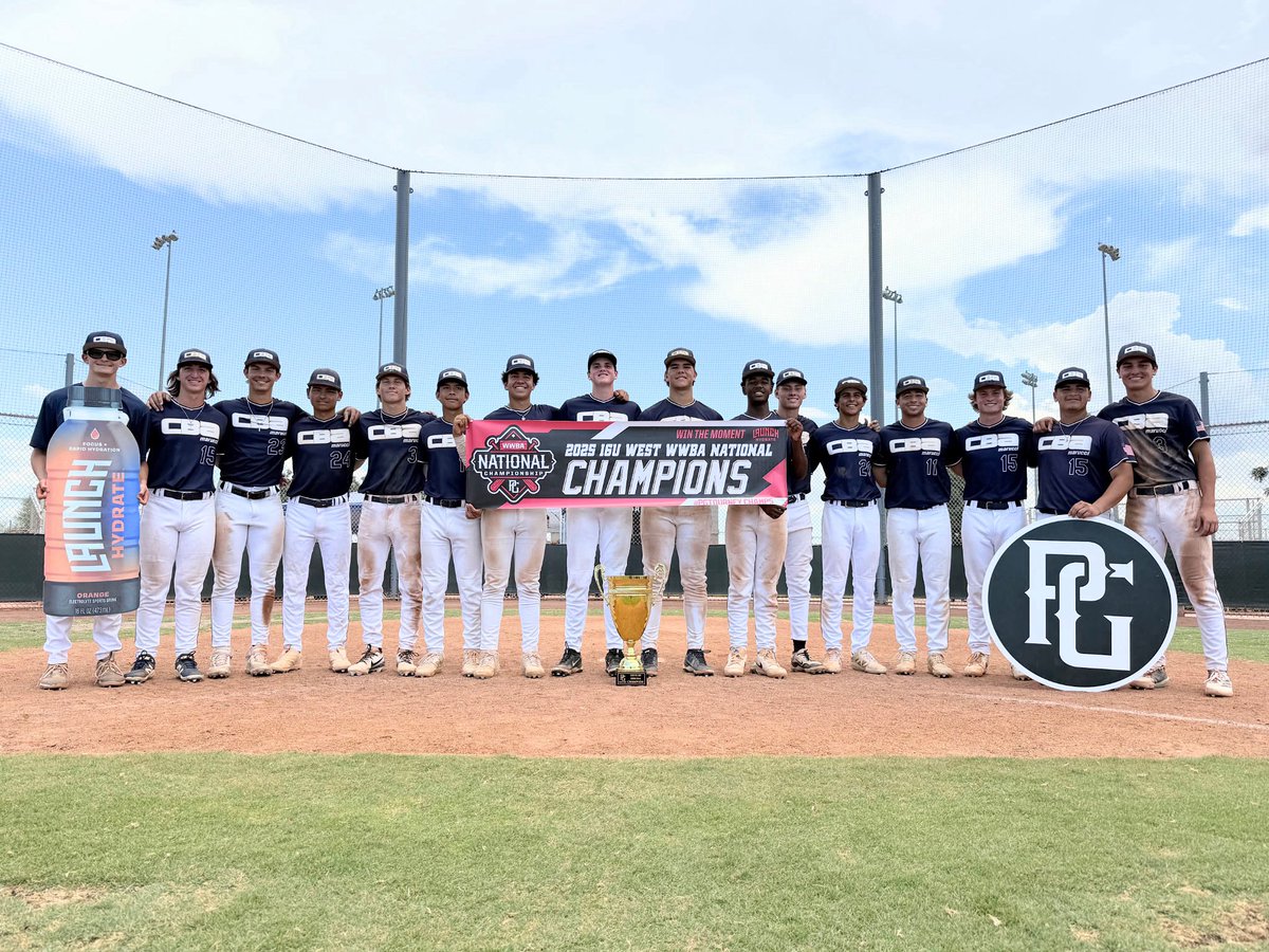 CBA Victus San Diego 2027’s are your 2025 16u WWBA West National Champions!!! #TheStandard #weareCBA <a href="/cbabaseballusa/">CBA Baseball</a>