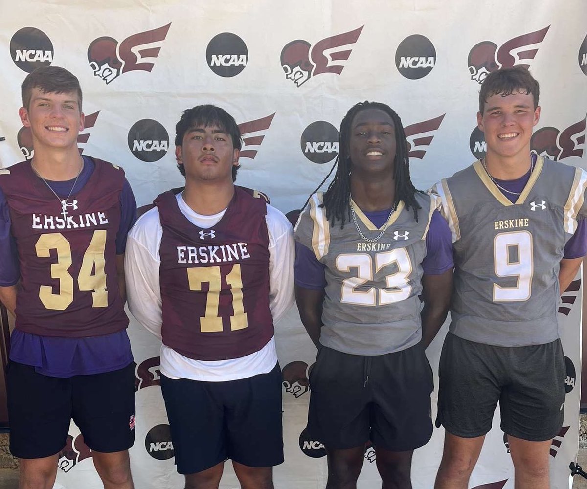 Had a good day at the Erskine Football camp with my teammates‼️<a href="/FleetFB/">Erskine Football</a> <a href="/SaludaFootball/">Saluda Football</a> <a href="/CoachWoerner/">Coach Greg Woerner</a> <a href="/Coach_Coleman55/">Coach Thomas Coleman TANK</a> <a href="/icoachfb/">Christopher Williams</a> <a href="/BryanJGomez71/">Bryan Gomez “bjg”</a> <a href="/grant__gentry/">Grant Gentry</a> @LaneAshley63700