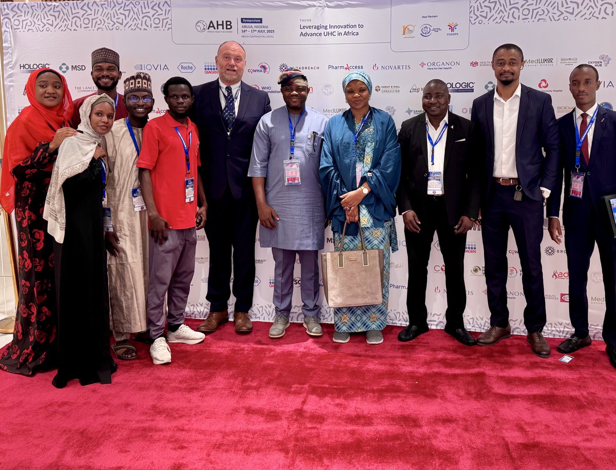 BulkachuwaKabir's tweet photo. Grateful to have attended the recent @AfricaHealthBiz symposium, organised with @ECHAlliance, which brought together leaders and policymakers to address sustainable health financing especially cancer funding.
#Launchofthe87thechallianceecosystem
#Echalliance
#TeleOncologyHub https://t.co/UCL9ya3GCL