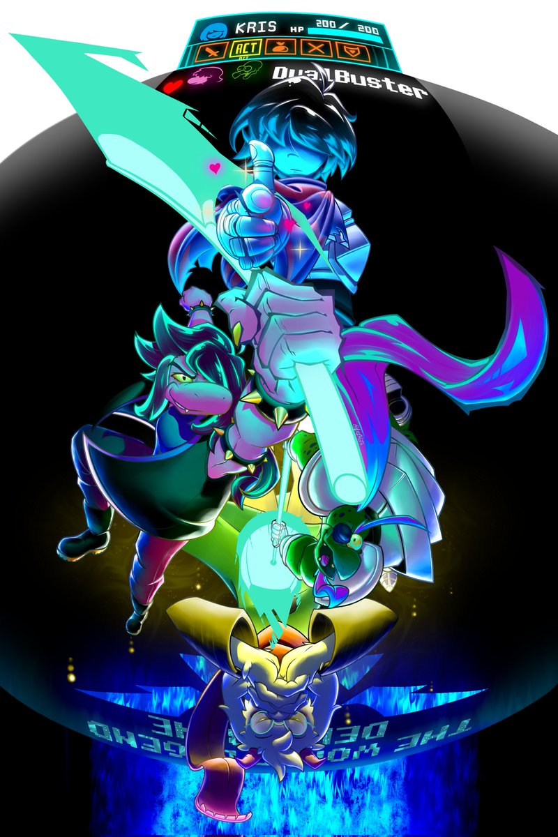 lezzloth's tweet photo. #deltarunechapter4 ART CUZ ITS PEAK FICTION 

#deltarune #deltarunefanart #DeltaruneChapter3 #gersonboom #fungang #krisdreemurr #susiedeltarune https://t.co/LjvtYmlRWg