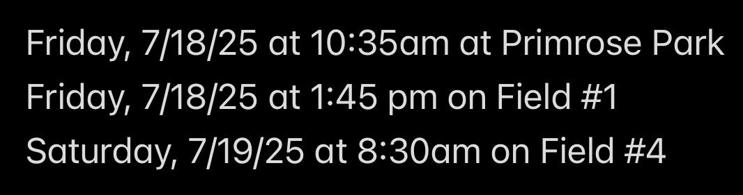 Shea Eaman (@sheaeaman) on Twitter photo Got a couple mile run in this morning getting ready for the LP4U tournament in St. Charles IL this weekend! (pool play schedule below) <a href="/riley_kelsch/">Riley Kelsch</a> <a href="/CoachBrendaVolk/">Brenda Volk</a>
<a href="/KzooSoftball/">Kalamazoo College Softball</a> <a href="/zarlingk/">Kim Zarling</a> Got a couple mile run in this morning getting ready for the LP4U tournament in St. Charles IL this weekend! (pool play schedule below) <a href="/riley_kelsch/">Riley Kelsch</a> <a href="/CoachBrendaVolk/">Brenda Volk</a>
<a href="/KzooSoftball/">Kalamazoo College Softball</a> <a href="/zarlingk/">Kim Zarling</a>
