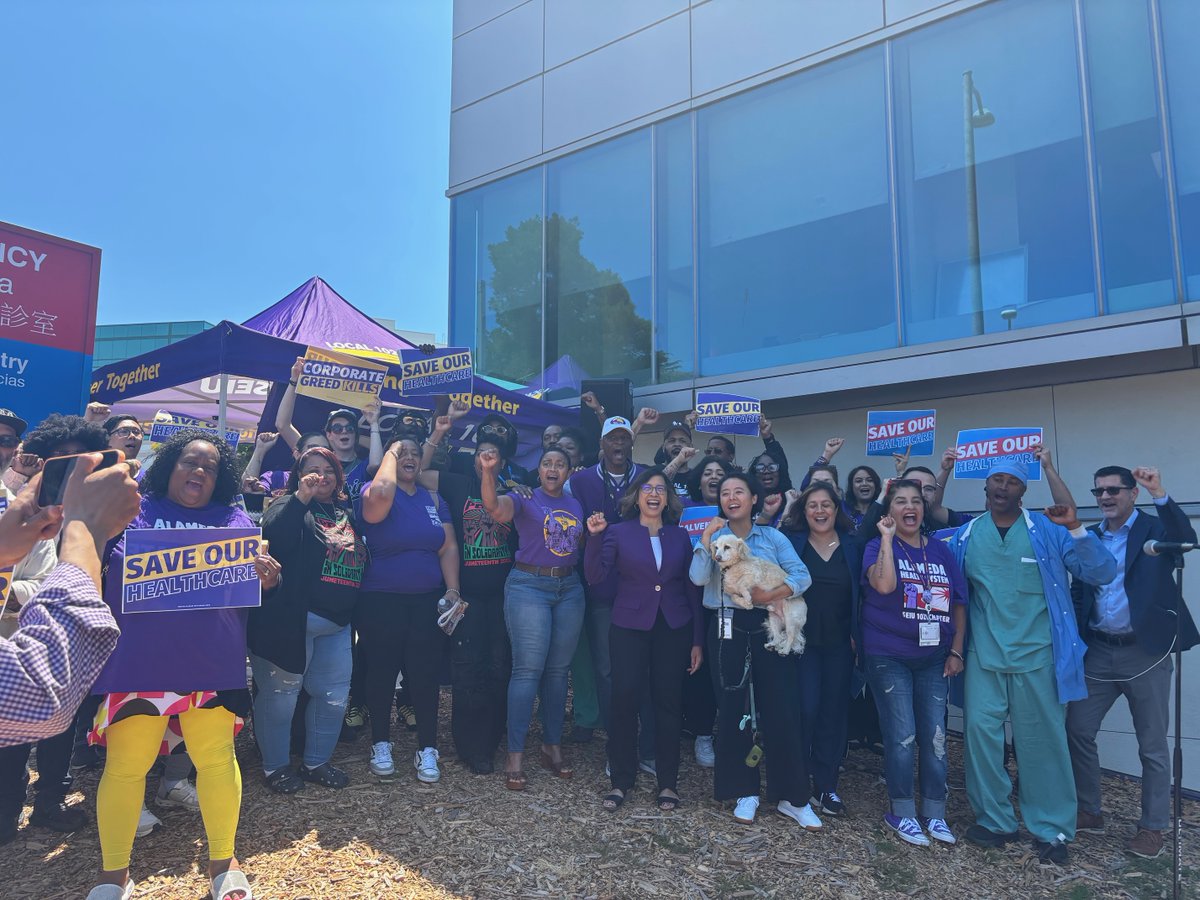 JesseArreguin's tweet image. Yesterday, healthcare workers at Highland Hospital rallied in opposition to federal cuts to Medicaid, which places 3.4M Californians at risk of losing Medi-Cal coverage. We must stand against these unjust cuts that will cause irreparable harm to our communities.