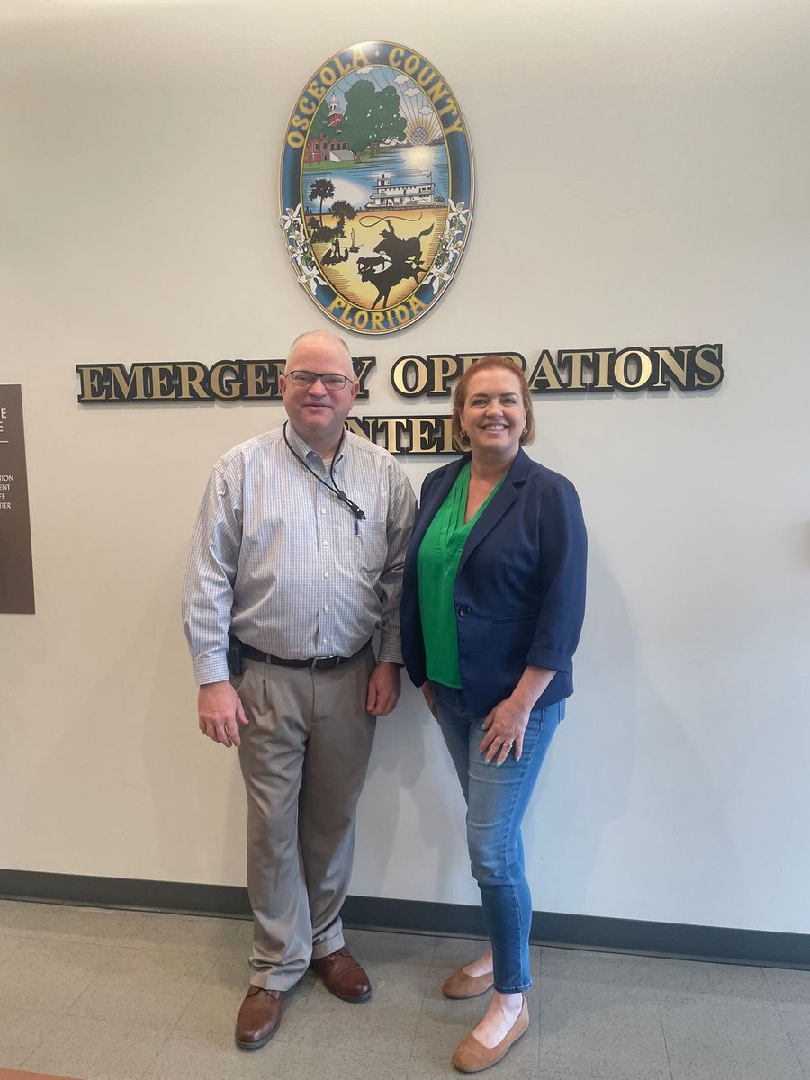 Arrington4Fl's tweet image. 📍I visited Osceola County Office of Emergency Management for an insightful tour of their operations center. 🚨 It was a great opportunity to learn more about the critical work they do to keep our community safe and prepared during emergencies. Thank you to their dedicated team…
