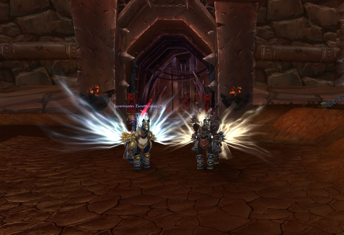 One forged Sanctuary. One almost destroyed it. Both look damn good.  Tyrael &amp; Inarius Chargers <a href="/bubujenkins/">Bubu</a> <a href="/Warcraft/">World of Warcraft</a>
