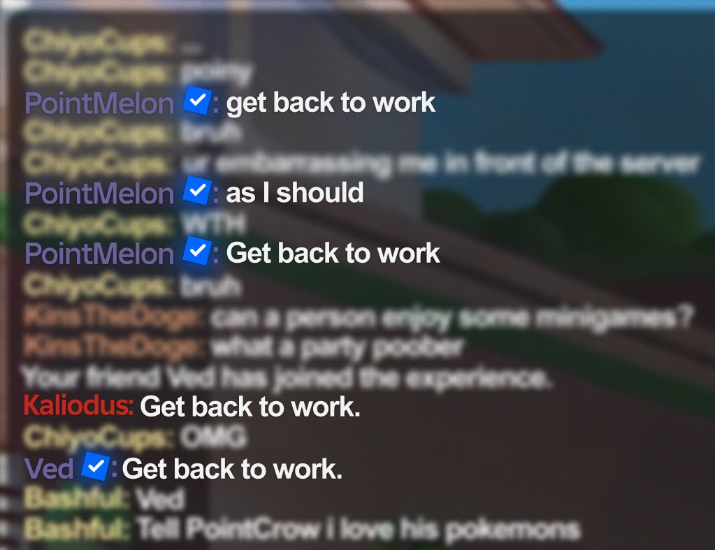 ChiyoCuppy's tweet image. This is why I need my Roblox joins off 💔