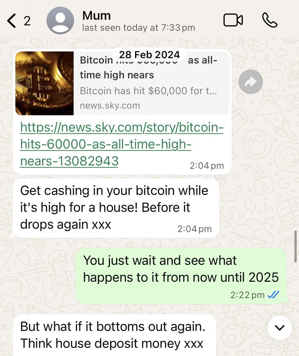 If I told you it was this easy for $BTC you wouldn’t believe me - mum is NGMI