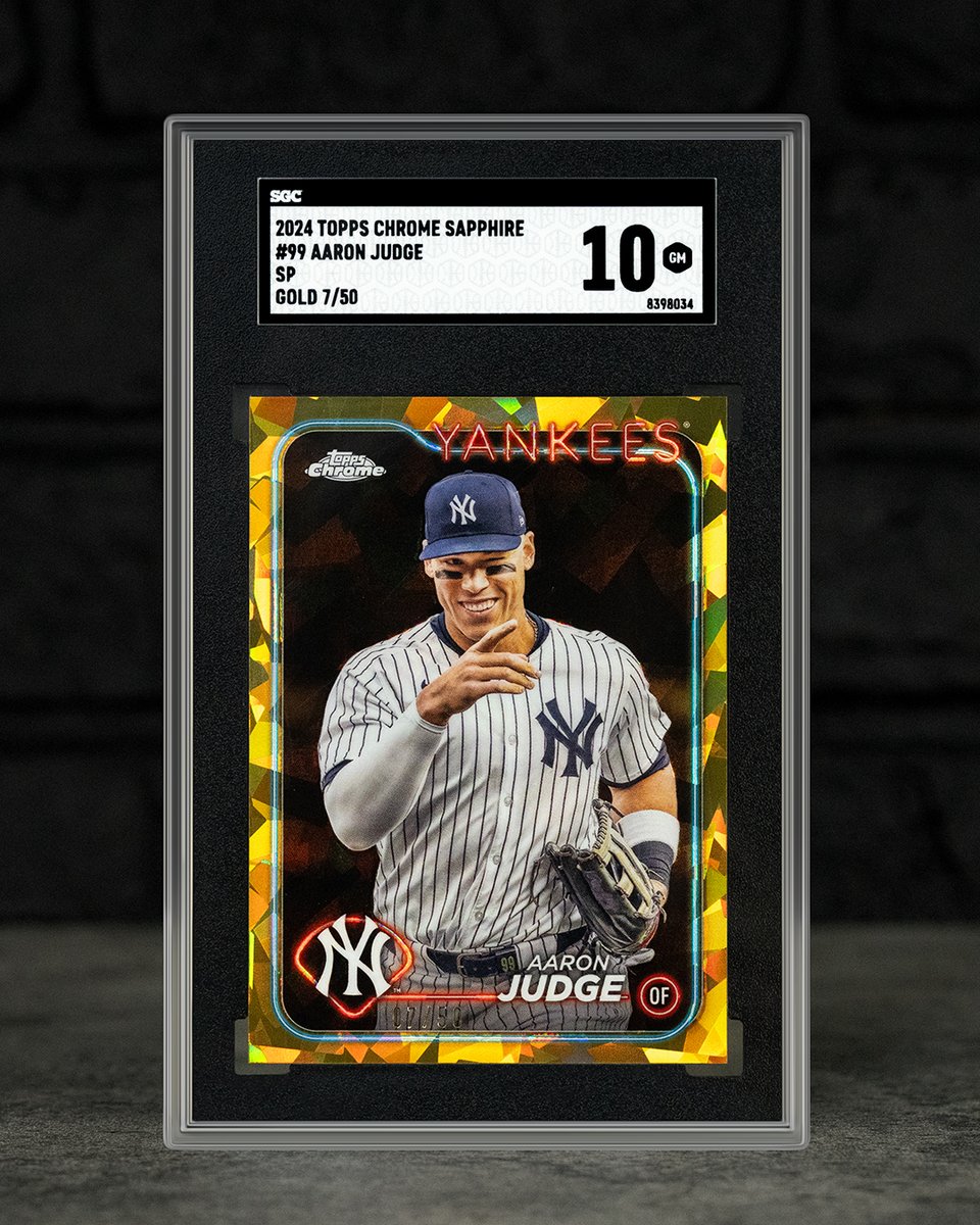 sgcgrading's tweet image. Judge and Ohtani head into the second half of the season as favorites to take home the MVP trophy. Will they each have what it takes to win the award in back-to-back years? 🏆⚾