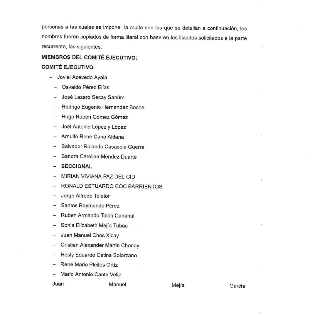dcuevas_gtv's tweet image. #Ahora
Los maestros del STEG qué apoyan a Joviel Acevedo deberán de pagar, de manera conjunta, poco más de Q3 millones en concepto de multa. El Juzgado que emitió la sanción por acciones de la @PGNguatemala identificó a más de 850 docentes y cada uno deberá pagar Q4 mil.