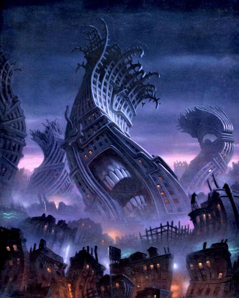 HeavyMetalInk's tweet image. 🎨✨ Step into the surreal cityscapes of Cool World (1992), directed by the legendary Ralph Bakshi and brought to visual life by production designer Barry E. Jackson @ralphbakshi
These warped, spiraling backgrounds weren’t just backdrops — they were characters themselves.…