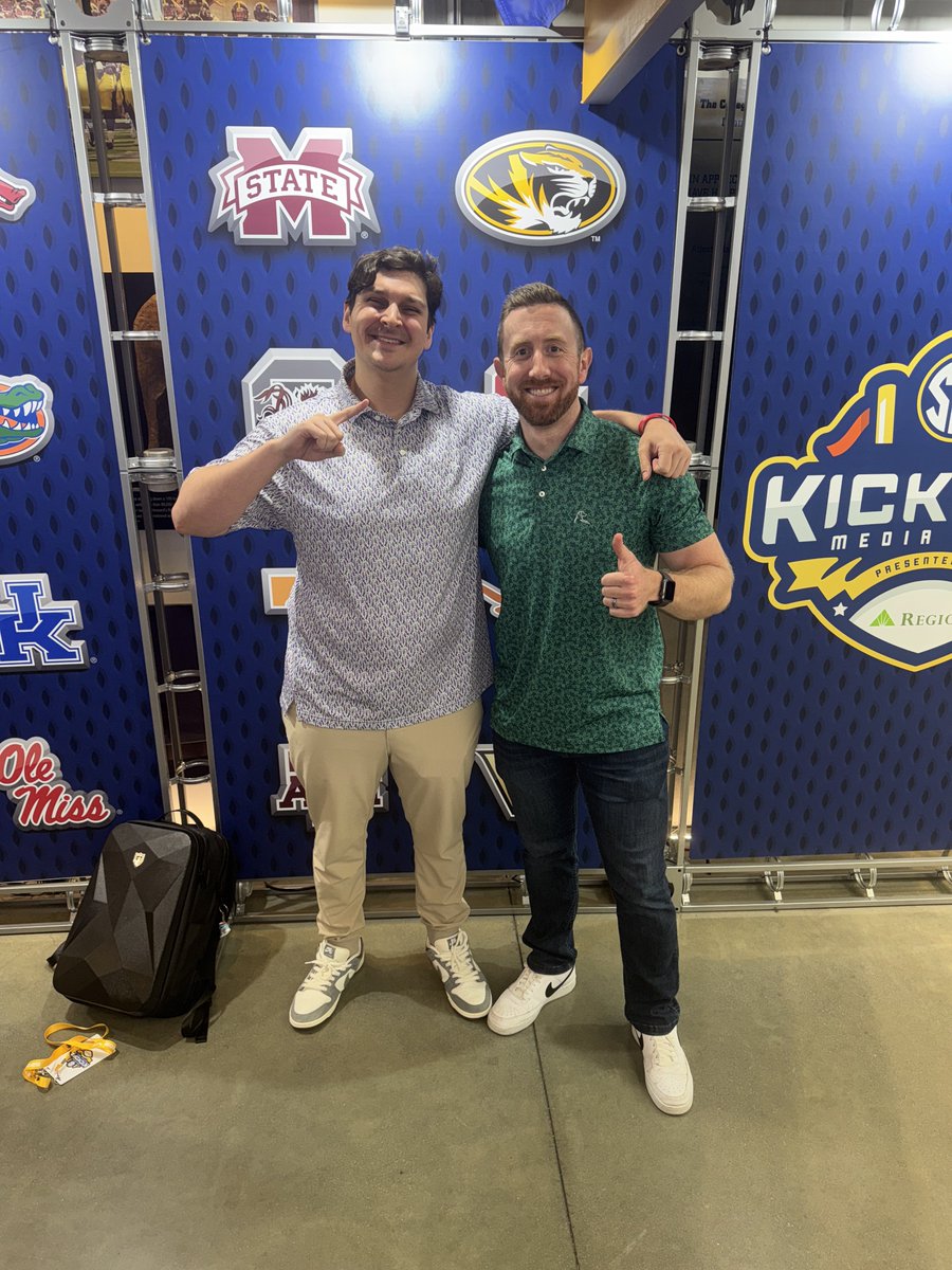 SatDownSouth's tweet image. Signing off on media days, it’s your lads of the week @cjogara and @geauxsohard