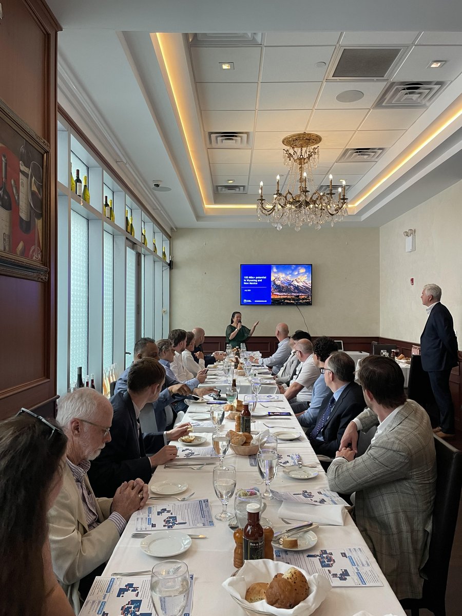 JimmyLederer2's tweet image. We had the pleasure of hosting Myriad Uranium for lunch on July 16, where CEO Thomas Lamb presented the company’s strategy to develop high grade uranium assets in the United States.