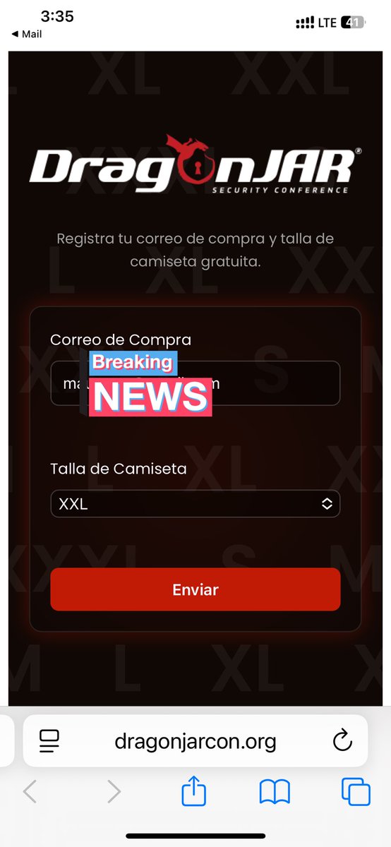 Amo que <a href="/DragonJAR/">DragonJAR - Seguridad Informática</a> reconozca y promueva playeras XXL y 3XL. 

Entre mas "señiors" tenga un evento, suelen ser mas grandes. 🤓