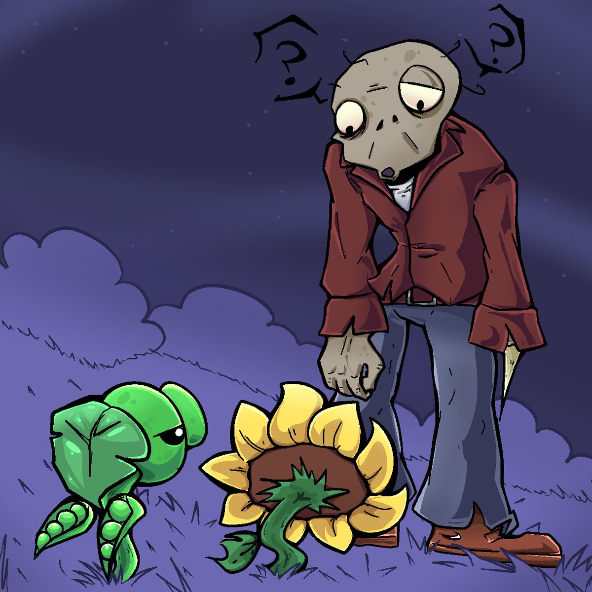 Zombie25alv's tweet image. Not sCAry ⚰️
#pvzfanart #plantsvszombies