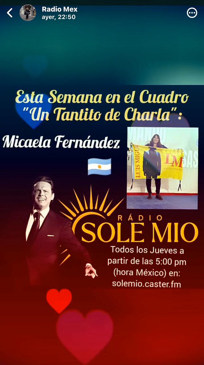 alguiencomotuLM's tweet photo. Hoy 💛💛💛 #Alguiencomotú @LMXLM 
#Seguidoras💛 @rad
 #elsoldemexico
#elrey #micky
 #luismiguel
#teamamos
#teadmiramos
#argentina
#BuenosAires 
🇦🇷🇦🇷🇦🇷💛💛💛
@WarnerMusicArg @warnermusicmex @ClubesWarner 
@fenix_latam 
@CMNEvents @Marcelofigoli https://t.co/BMdfpD3AJK