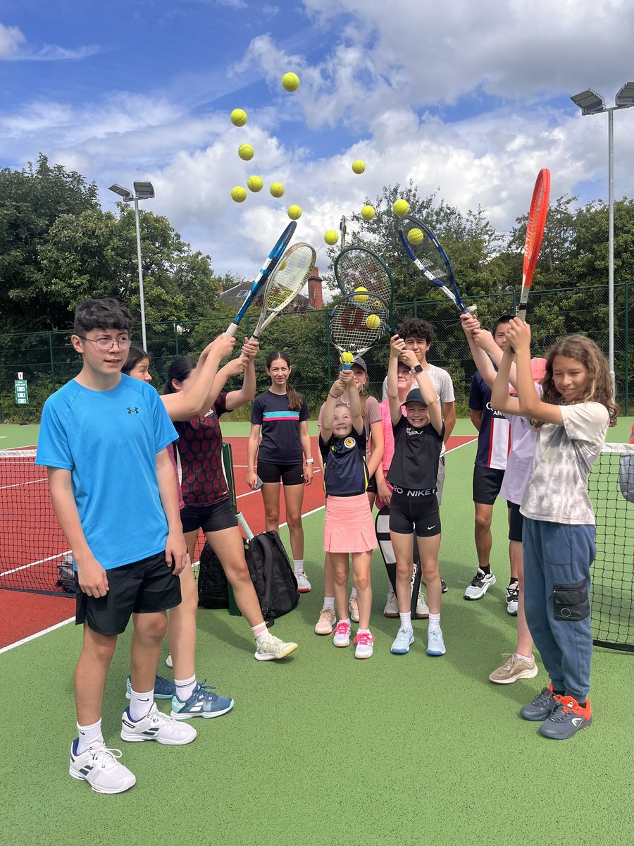Day 3 - Lots more happy faces &amp; excellent tennis at today’s #Summer junior tennis camp. 😊🫶

Bring on our final day of fun &amp; hopefully more sun - see you all on court tomorrow. ☀️🙌👏🎾 

#maryhilltennis #growingthegame 

#teammctc proudly supports #Glasgow850