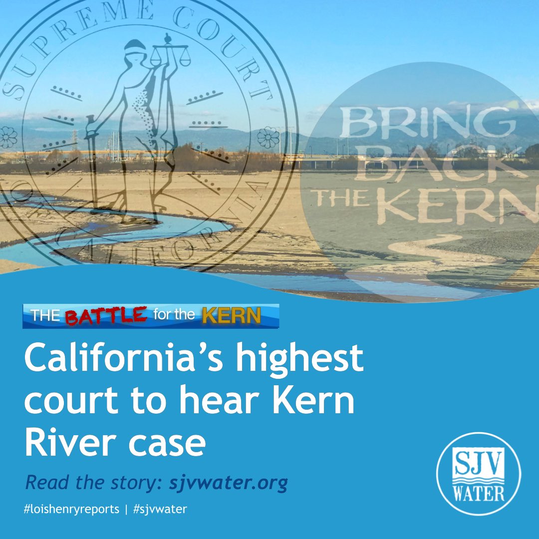 SJVWater's tweet image. Breaking- sjvwater.org #kernriver #bringbackthekern #kerncounty #californiasupremecourt #loishenryreports #sjvwater