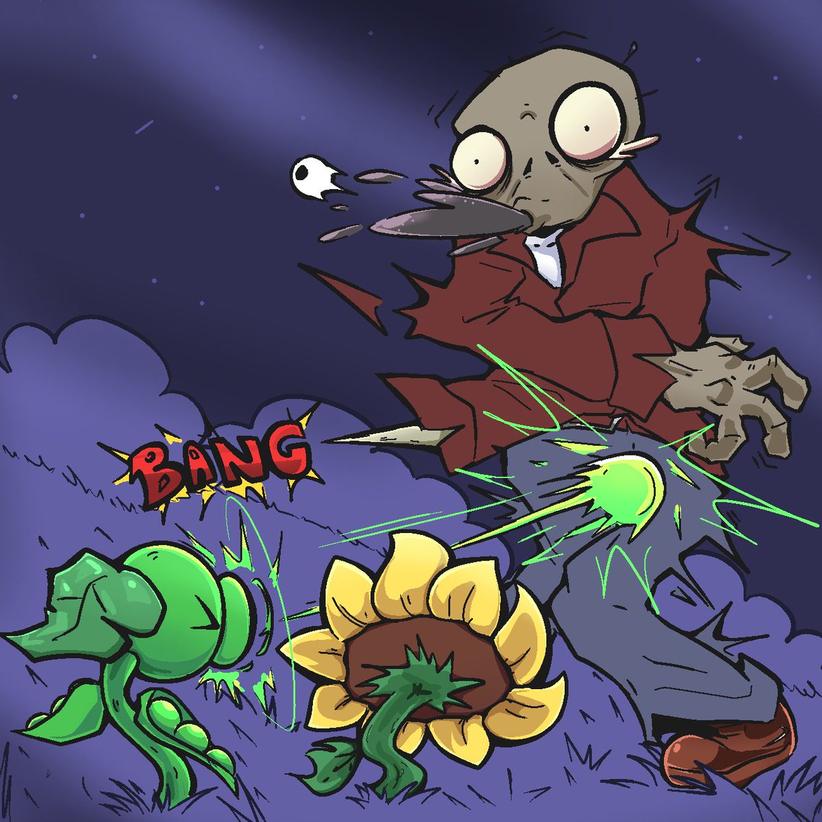 Zombie25alv's tweet image. Not sCAry ⚰️
#pvzfanart #plantsvszombies