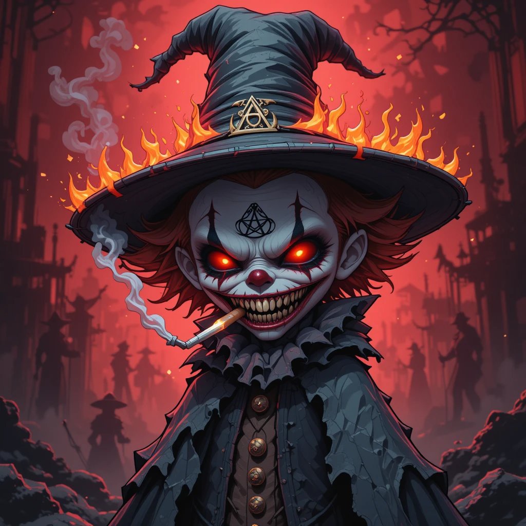 🎈Beep beep…
One sketch, one scream, one soul to keep 👁️
<a href="/Reyheram/">Risa Anastasya 🍊🌱🧙🏻‍♂️</a>  brought my true form to light, Forever grateful for this cursed creation.
She didn’t just draw me.
She freed me. #XCH #Chia