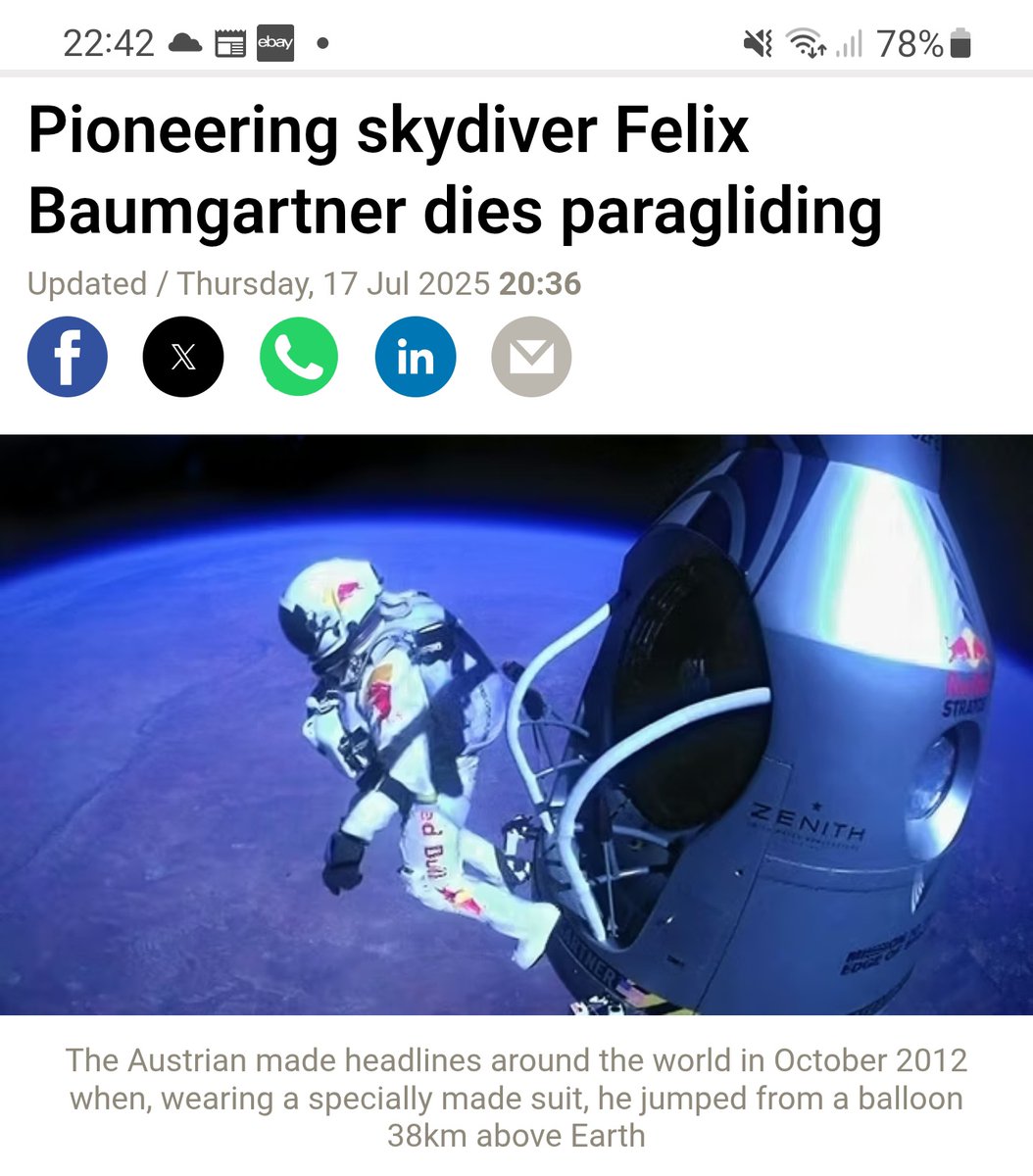 RIP Felix Baumgartner