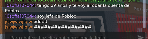 Madeska3's tweet image. me meto un segundo a roblox: