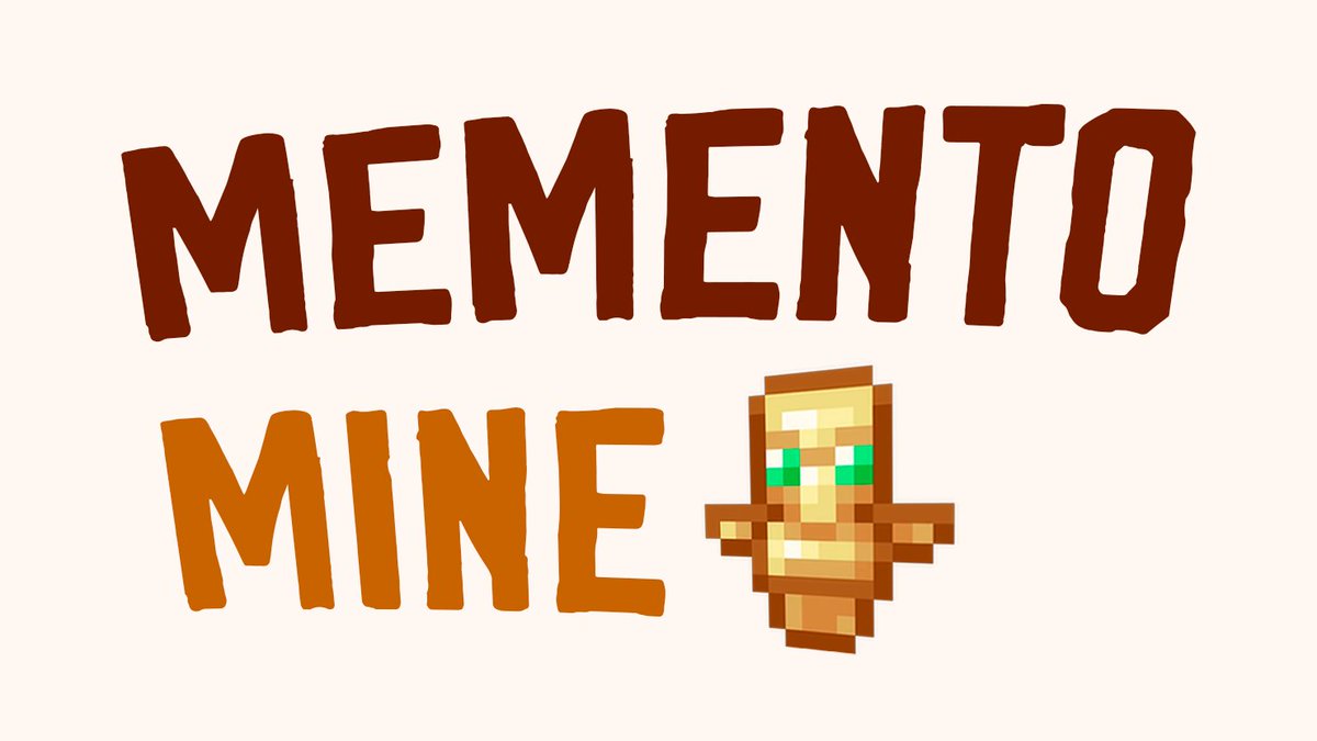MEMENTO MINE.
SÁBADO- 19/07
2 Semanas de Puro Conteúdo.
#MementoMine ⏳