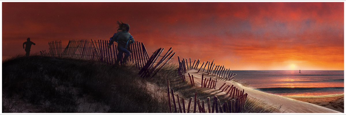 DaveOFlanagan's tweet image. I need a sequel to this piece. Still my proudest achievement. Forever grateful that @BottleneckNYC took a punt on this. (Pssst. the title is in the fence!). #Jaws50 #Jaws